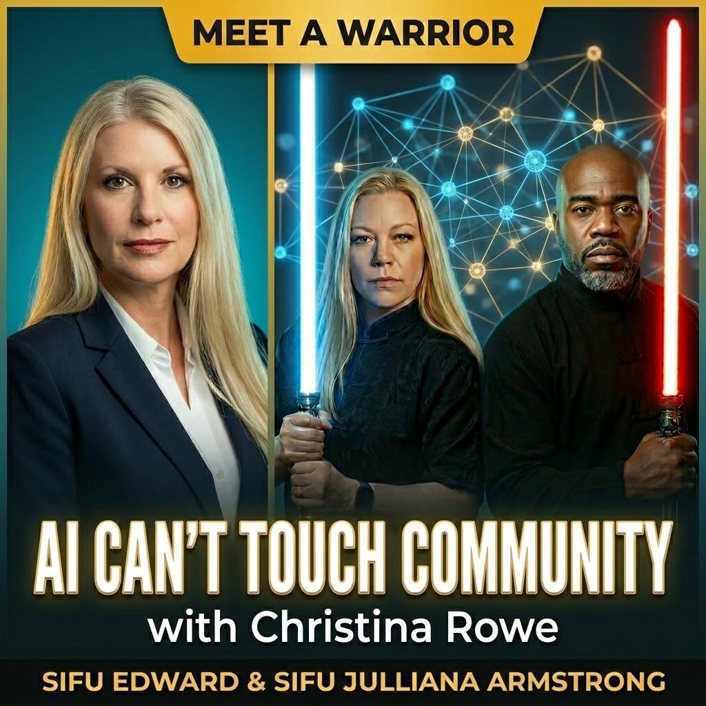 AI Can't Touch Community: Sifu Edward & Sifu Julliana Armstrong Sit Down With Christina Rowe